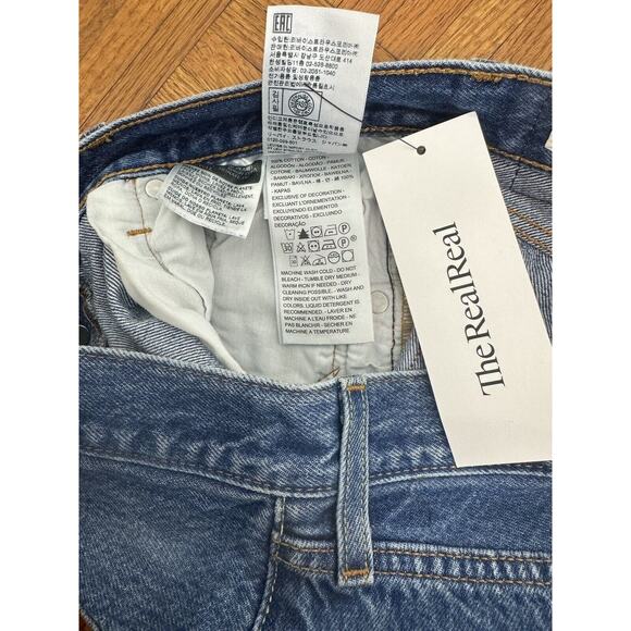 Levi's Premium 501 Medium Size 28 Wash High Rise Women’s Distressed Shorts - Picture 14 of 16